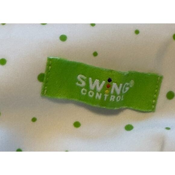 Swing Golf Control Ankle Pant Women 8 White Neon Plaid Stretch Outdoor Masters - Picture 7 of 11